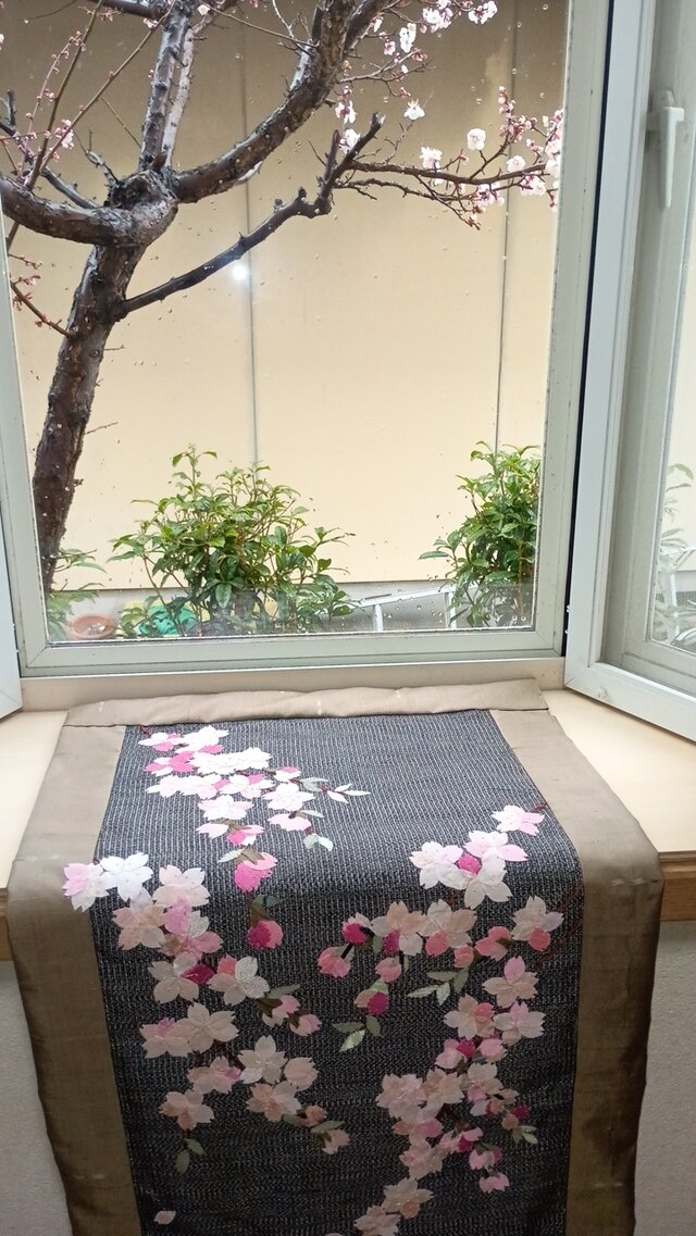 ヴィンテージ着物から桜タペストリー 桜まつり | iichi 日々の暮らしを