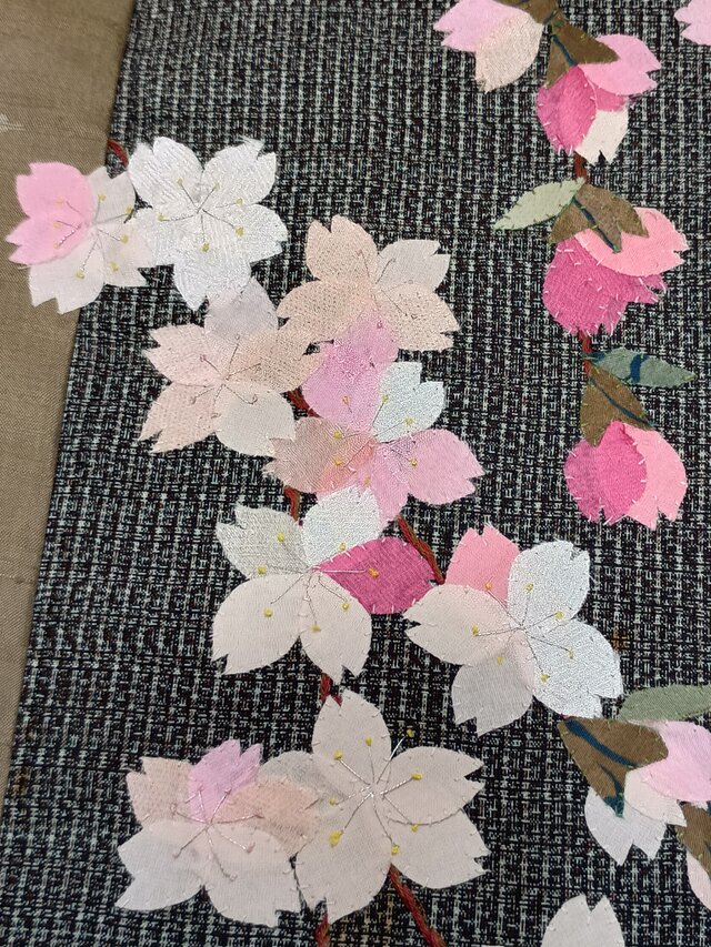 ヴィンテージ着物から桜タペストリー 桜まつり | iichi 日々の暮らしを