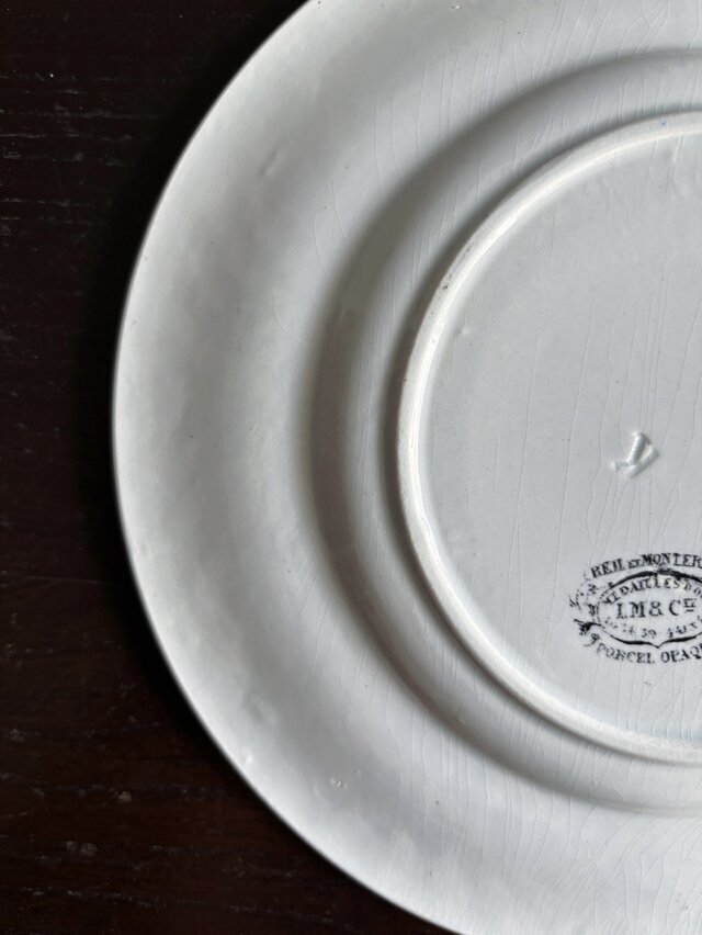 Creil & Montereau クレイユモントロー レリーフ グリザイユ フランス