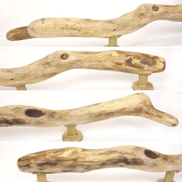 温泉流木】1本伸び枝分かれの流木ドアハンドル・手すり 木製 自然木