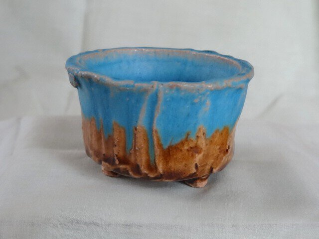 T6トルコ青釉 植物用小鉢 | iichi 日々の暮らしを心地よくする