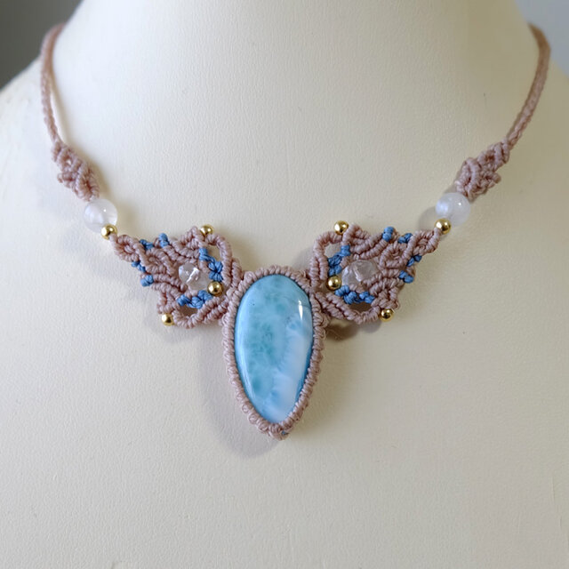 ラリマー（ドミニカ共和国産）・ムーンストーン（タンザニア産