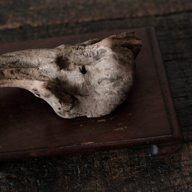 時代天然木花台に流木◇インテリアオブジェ アンニュイ 古民家 乾き