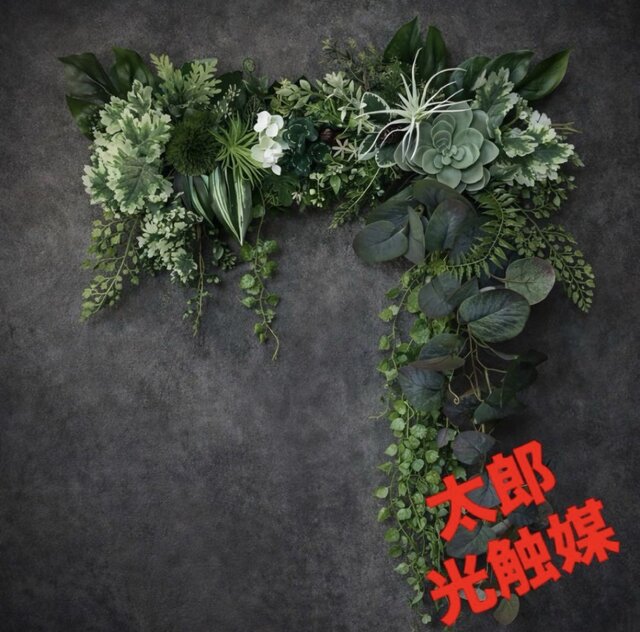 光触媒　人工観葉植物　ウォールグリーン　フェイクグリーン　壁掛け　402050 光触媒 人工観葉植物 ウォールグリーン フェイクグリーン 壁掛け405