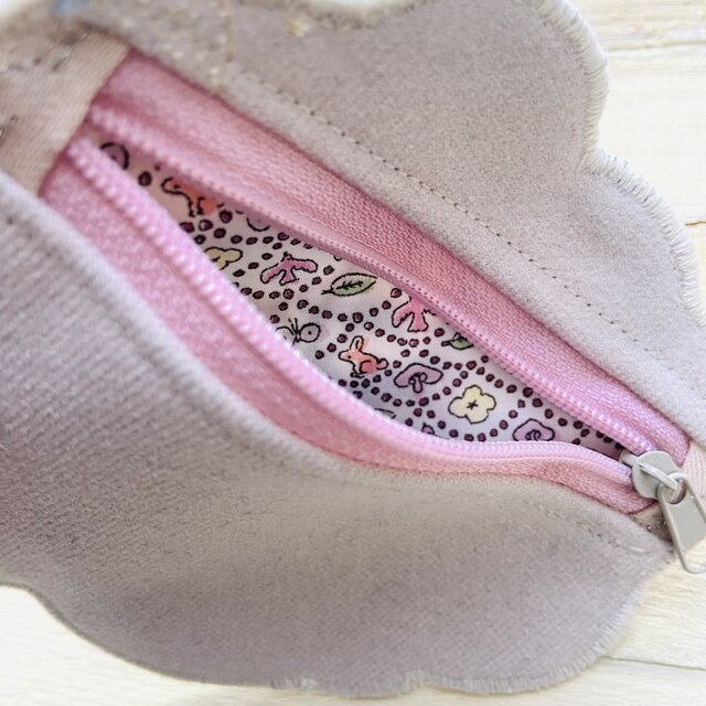 ミナペルホネン　ハンドメイド　ポーチ　ピンク系 ミナペルホネン ハンドメイド ポーチ ピンク系 mina perhonen（ポーチ
