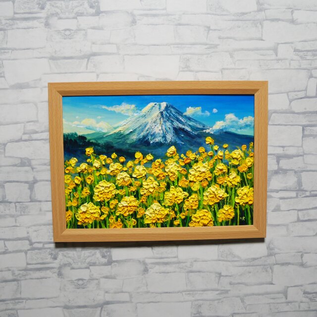 油絵　額装　原画　風景画 一点物】黄金の夜明け 〜希望の息吹〜｜油絵 絵画 原画 インテリア