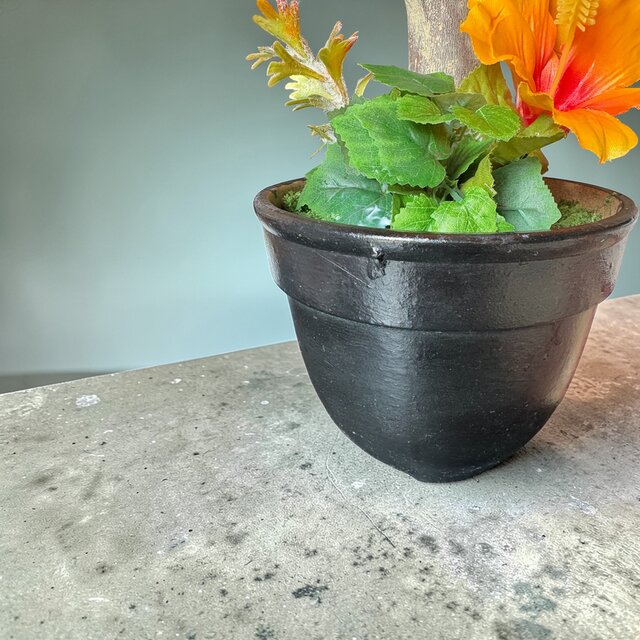光触媒 人工観葉植物 ウォールグリーン フェイクグリーン ハイビスカス