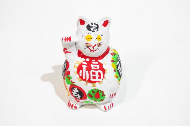 招き猫土人形（イビイnoriaki） | iichi 日々の暮らしを心地よくする
