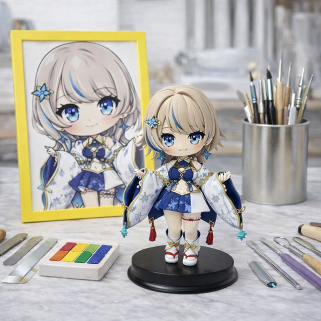 オリキャラをちびキャラ立体化｜chibiデザインから作るオーダーメイド