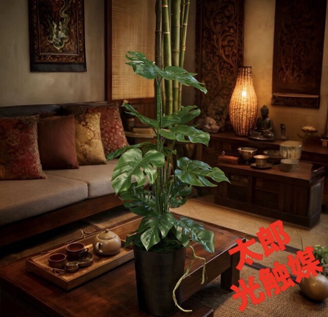 光触媒 人工観葉植物 ウォールグリーン フェイクグリーン モンステラ