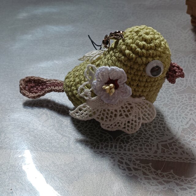うぐいすストラップ あみぐるみ ハンドメイド | iichi 日々の暮らしを