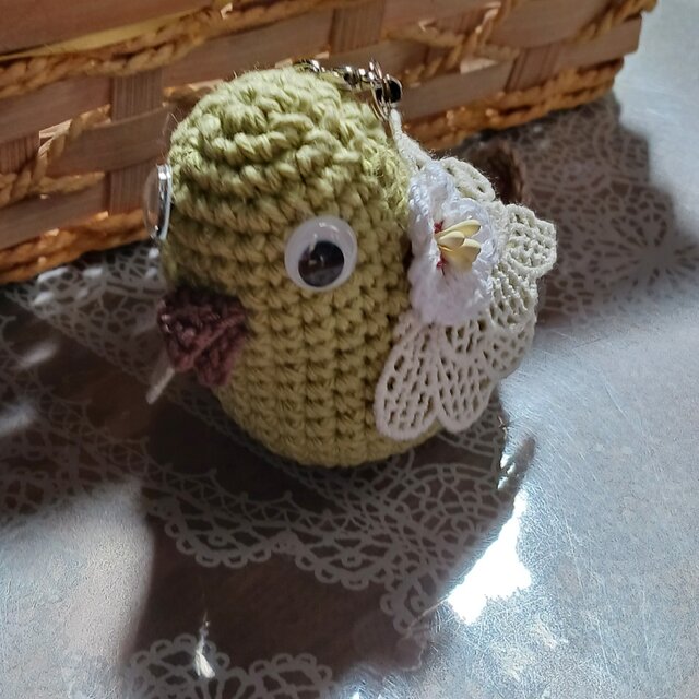 うぐいすストラップ あみぐるみ ハンドメイド | iichi 日々の暮らしを