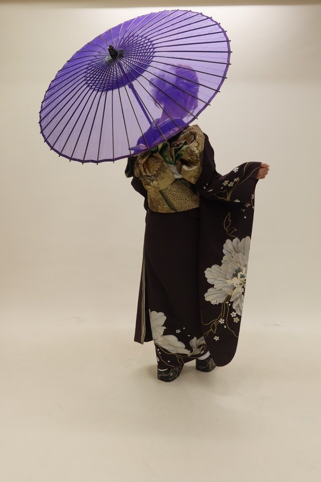 M 日本桐 背の高くなる下駄 牡丹 茶 反小町 | iichi 日々の暮らしを