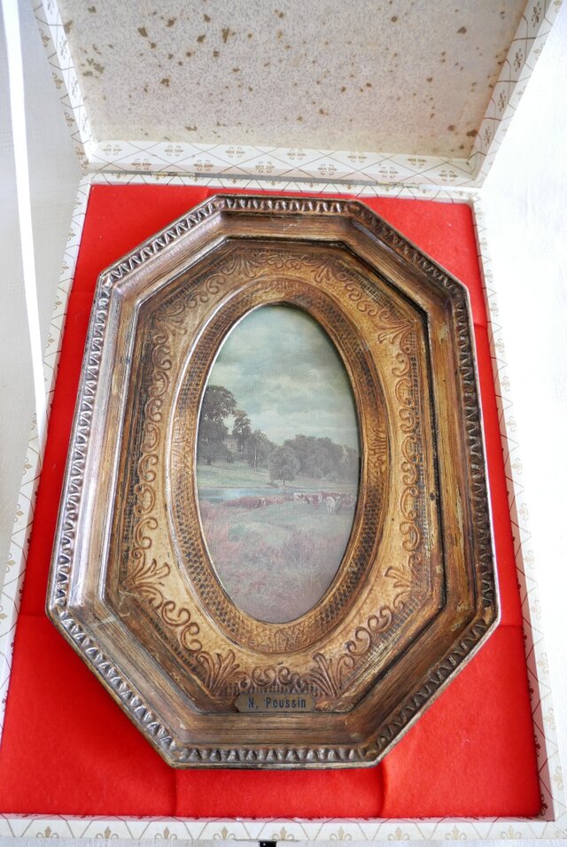 バロック風景画 【二コラ・プッサン】 額装製品（複製品）【A