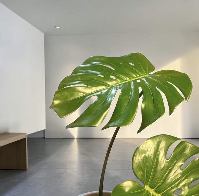 光触媒 人工観葉植物 ウォールグリーン フェイク フラワー モンステラ