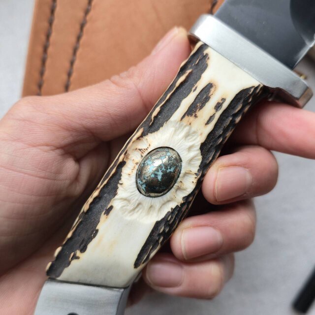 鹿角ナイフ ファイヤースターター 角笛セット | iichi 日々の暮らしを