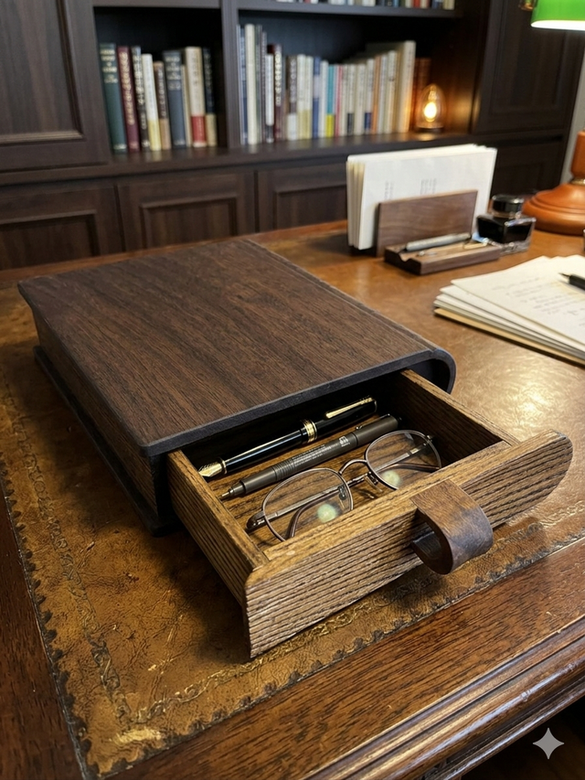 作品名：Libro di Legno - ウォールナットとタモ無垢材で綴る「本棚の