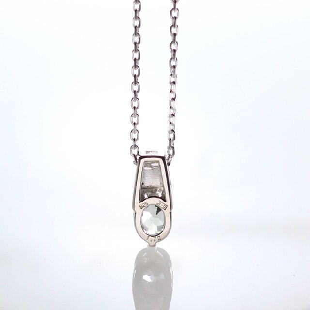 Sv925グリーンクォーツペンダント 1.72ct | iichi 日々の暮らしを