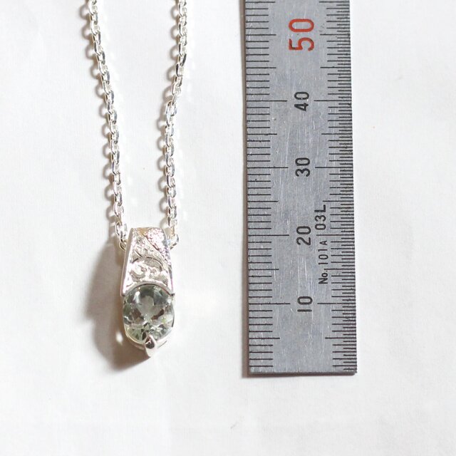 Sv925グリーンクォーツペンダント 1.72ct | iichi 日々の暮らしを