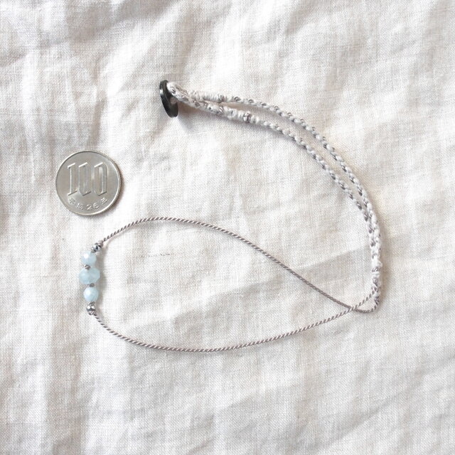 Aqua Blue Short Necklace（アクアマリン） | iichi 日々の暮らしを
