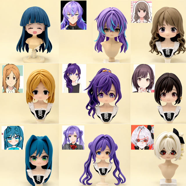 フェイス交換できるカスタムヘッド｜ねんどろいどどーる・オビツ11対応