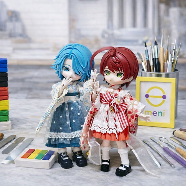 フェイス交換できるカスタムヘッド｜ねんどろいどどーる・オビツ11対応