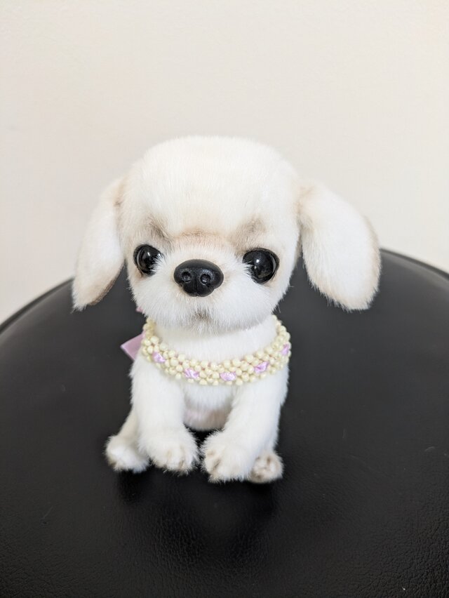 ぬいぐるみ☆白い垂れ耳の犬☆パピー☆白 | iichi 日々の暮らしを