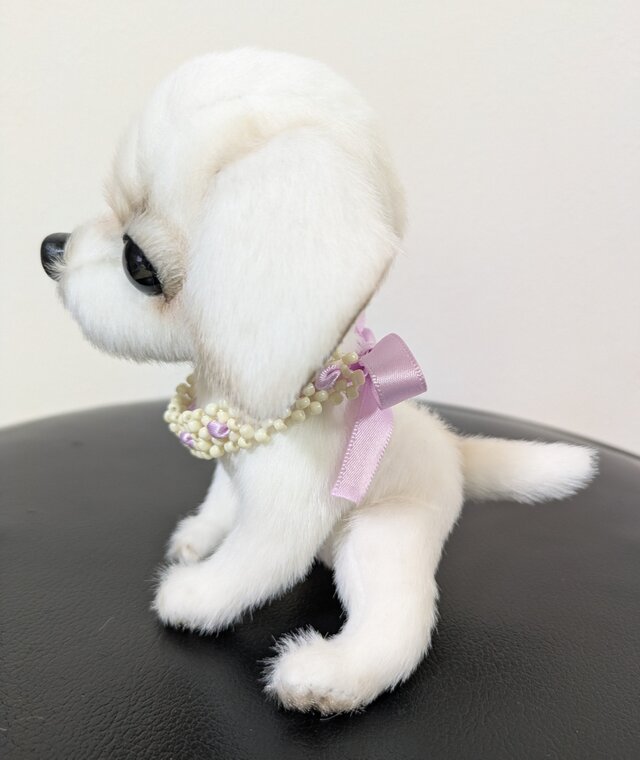 ぬいぐるみ☆白い垂れ耳の犬☆パピー☆白 | iichi 日々の暮らしを