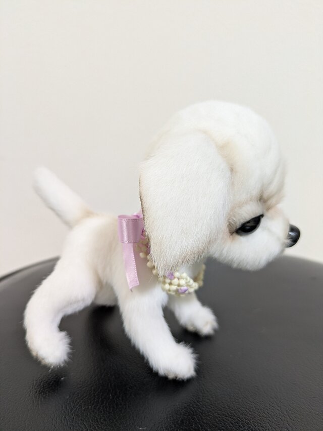 垂れ耳が可愛すぎる白犬 アーティストベア ハンドメイド ぬいぐるみ 海外作家様 ぬいぐるみ☆白い垂れ耳の犬☆パピー☆白 | iichi 日々の暮らしを