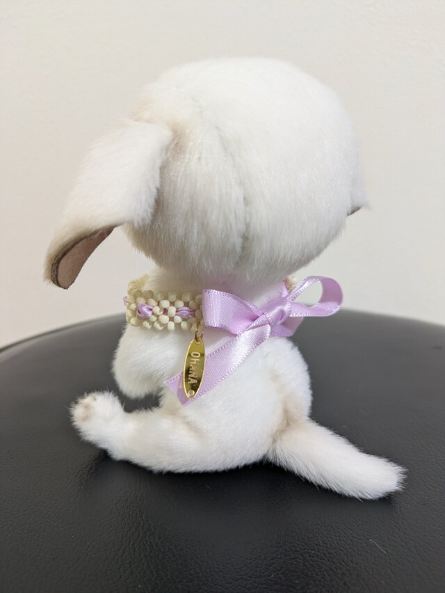 ぬいぐるみ☆白い垂れ耳の犬☆パピー☆白 | iichi 日々の暮らしを