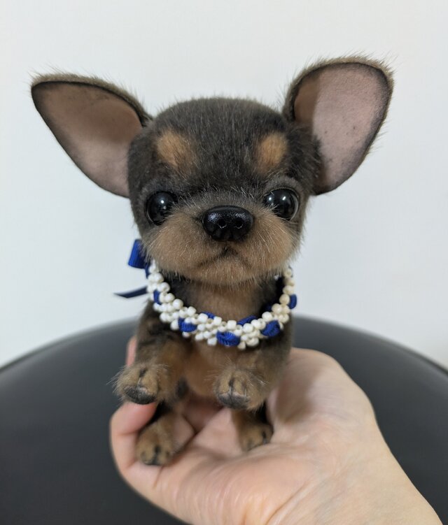 ぬいぐるみ☆チワワ☆子犬☆黒タン | iichi 日々の暮らしを心地よく