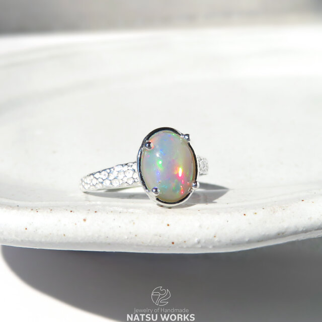 指輪　シルバー　オパール オパール リング / precious Opal Ring 257 | iichi 日々の暮らしを
