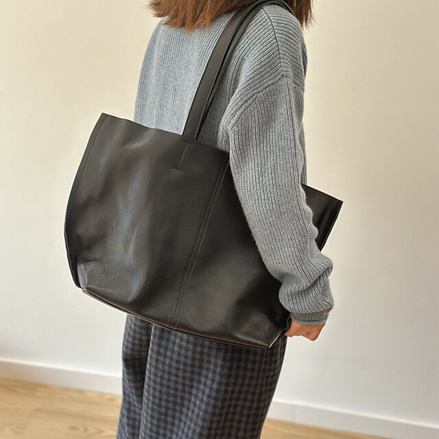 本革レザー なめし革 ハンドメイド トートバッグ 長く愛される 通勤