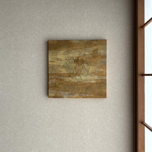 tokoyo – 常世 ｜ 和紙抽象画 S3 | iichi 日々の暮らしを心地よくする
