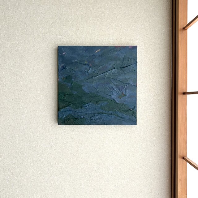 kan – 還 ｜ 和紙抽象画 S3 | iichi 日々の暮らしを心地よくする