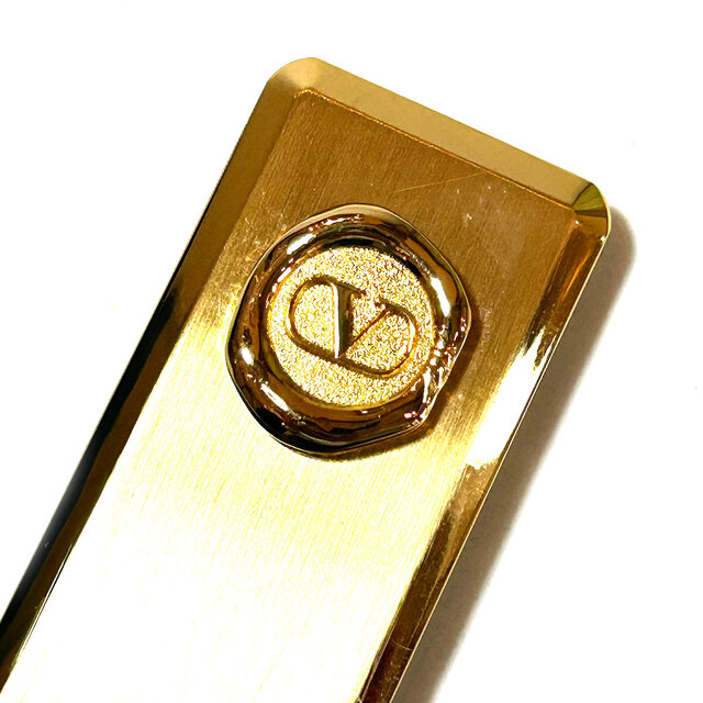 Valentino Garavani Gold Tone Lighter with Convertible Case V-8