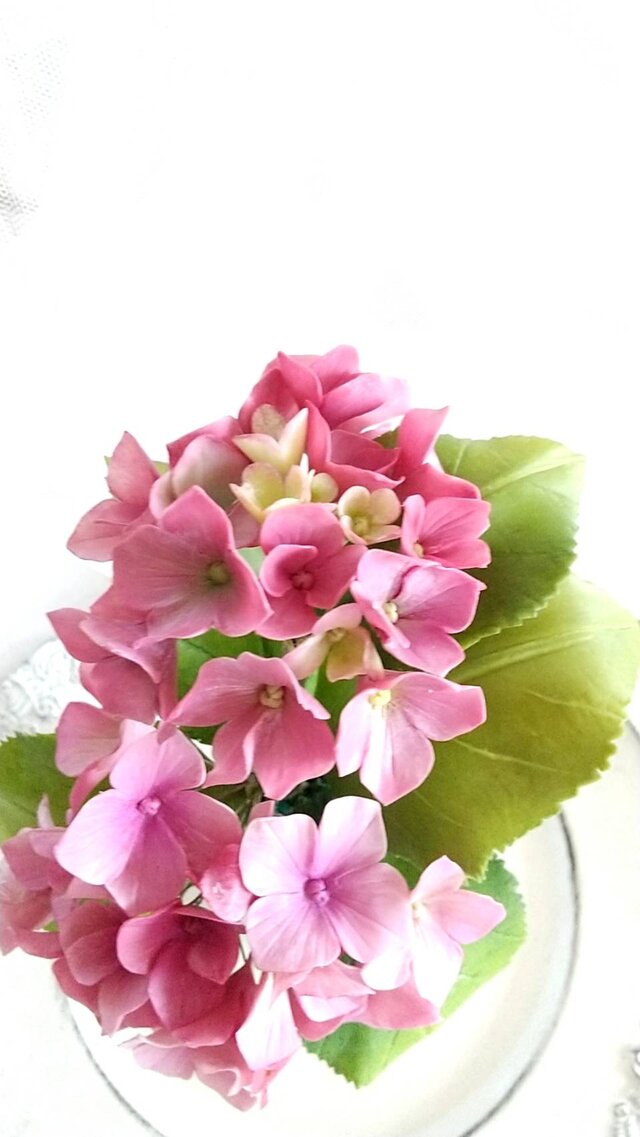☆粘土の花[紫陽花の季節]☆ | iichi 日々の暮らしを心地よくする
