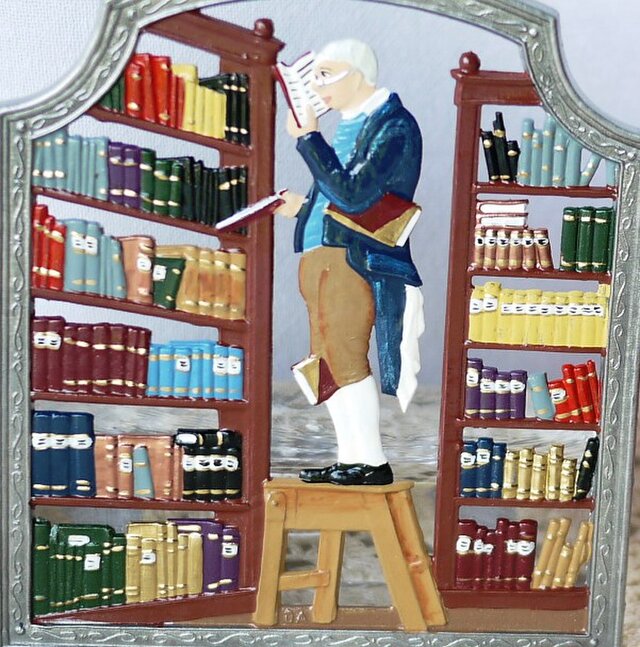 錫の飾り 図書館 Diessen Wilhelm Schweizer ドイツ | iichi 日々の