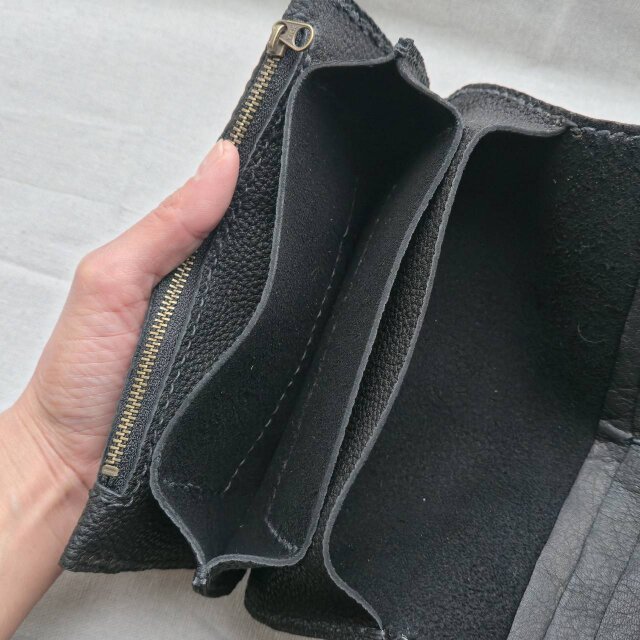 鹿革の長財布 ラピスラズリ | iichi 日々の暮らしを心地よくする 
