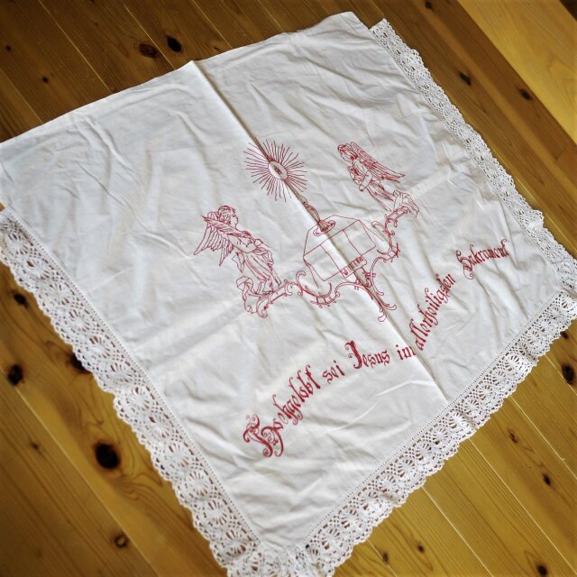 レッドワーク刺繍 修道院手仕事 クロスターアルバイテン ドイツ