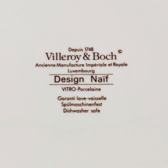 Villeroy & Boch ｜Design Naif｜ビレロイ＆ボッホ｜プレート