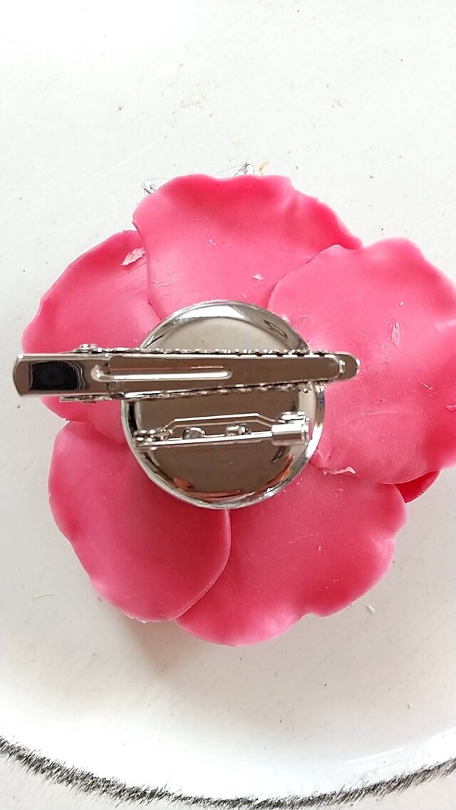 ☆粘土の花[薔薇・ハロウィン]☆ | ロココ調薔薇✨粘土花✨陶器風