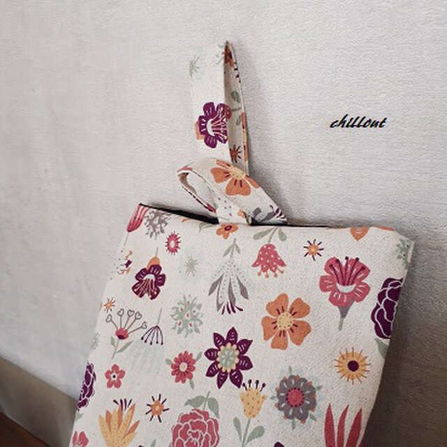 入園入学グッズ 絵本袋 巾着袋 北欧 花柄 くすみ 【公式通販】