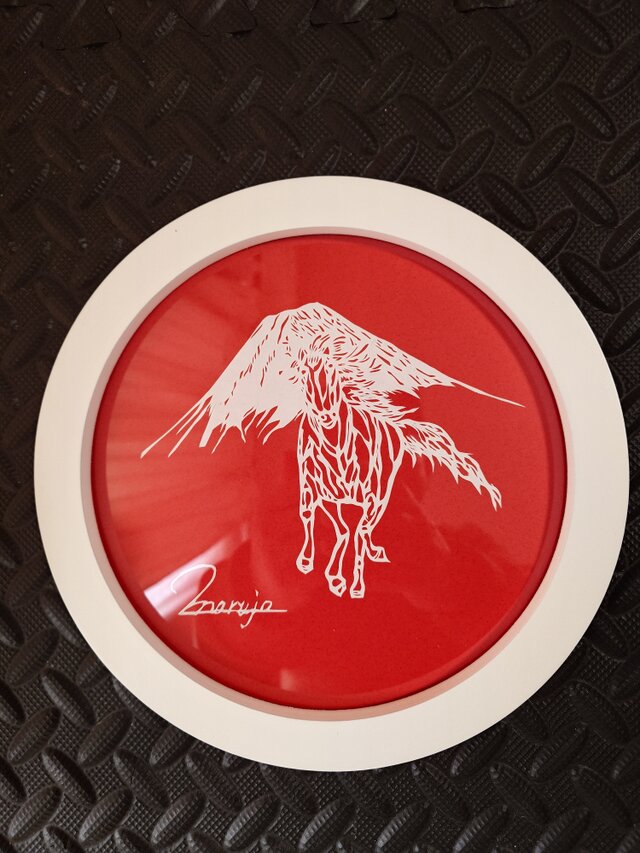 丙午」切り絵 | iichi 日々の暮らしを心地よくするハンドメイドや