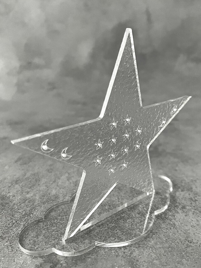 星のアクセサリースタンド」｜スタッズピアス対応｜ギフト・プレゼント