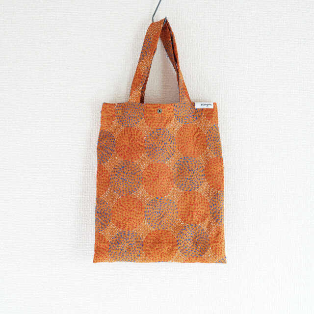 indian kantha embroidery bag -A- / インドカンタ刺繍バッグ | iichi 