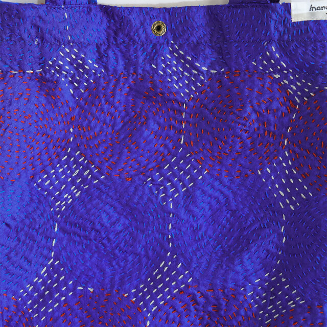 indian kantha embroidery bag -B- / インドカンタ刺繍バッグ | iichi