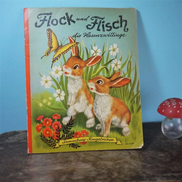 Flock und Flisch die Hasenzwillinge メルヘン絵本 ドイツ古書