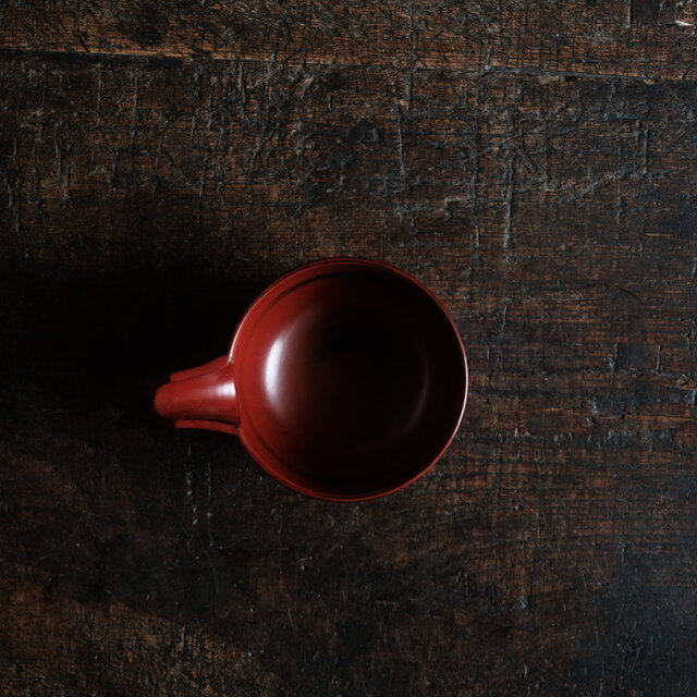 赤で素敵◇木製本漆 片口 漆器 酒器 工芸品 暮らしに。現代品 | iichi