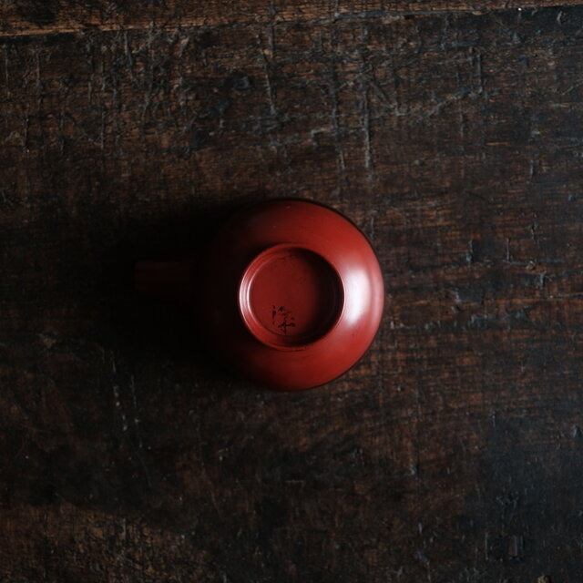 赤で素敵◇木製本漆 片口 漆器 酒器 工芸品 暮らしに。現代品 | iichi